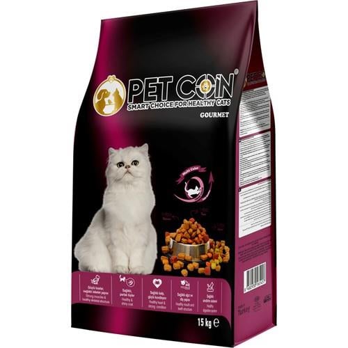Petcoin Gurme Kedi Maması 15 kg