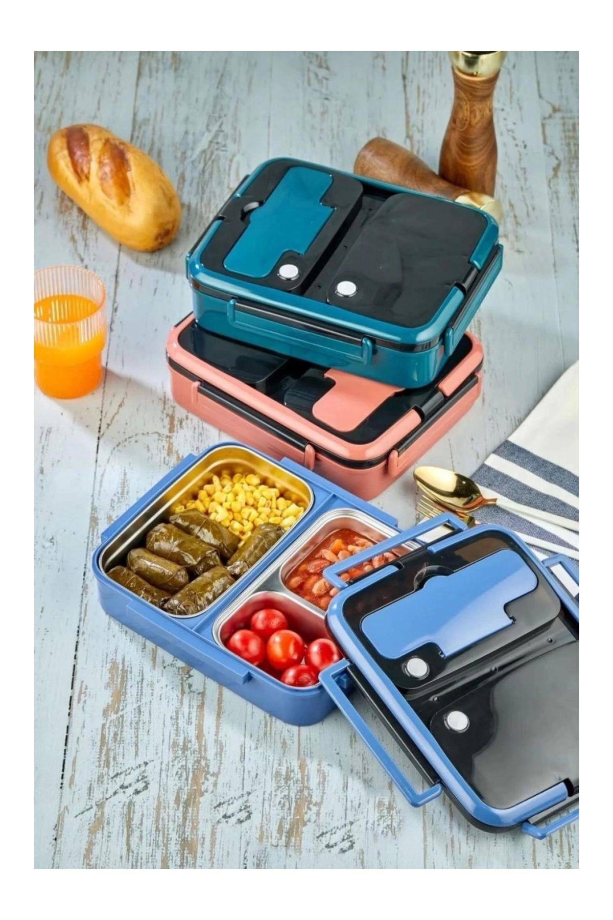 Cooker YK1392 Bölmeli Çelik Hazneli Yemek Kabı