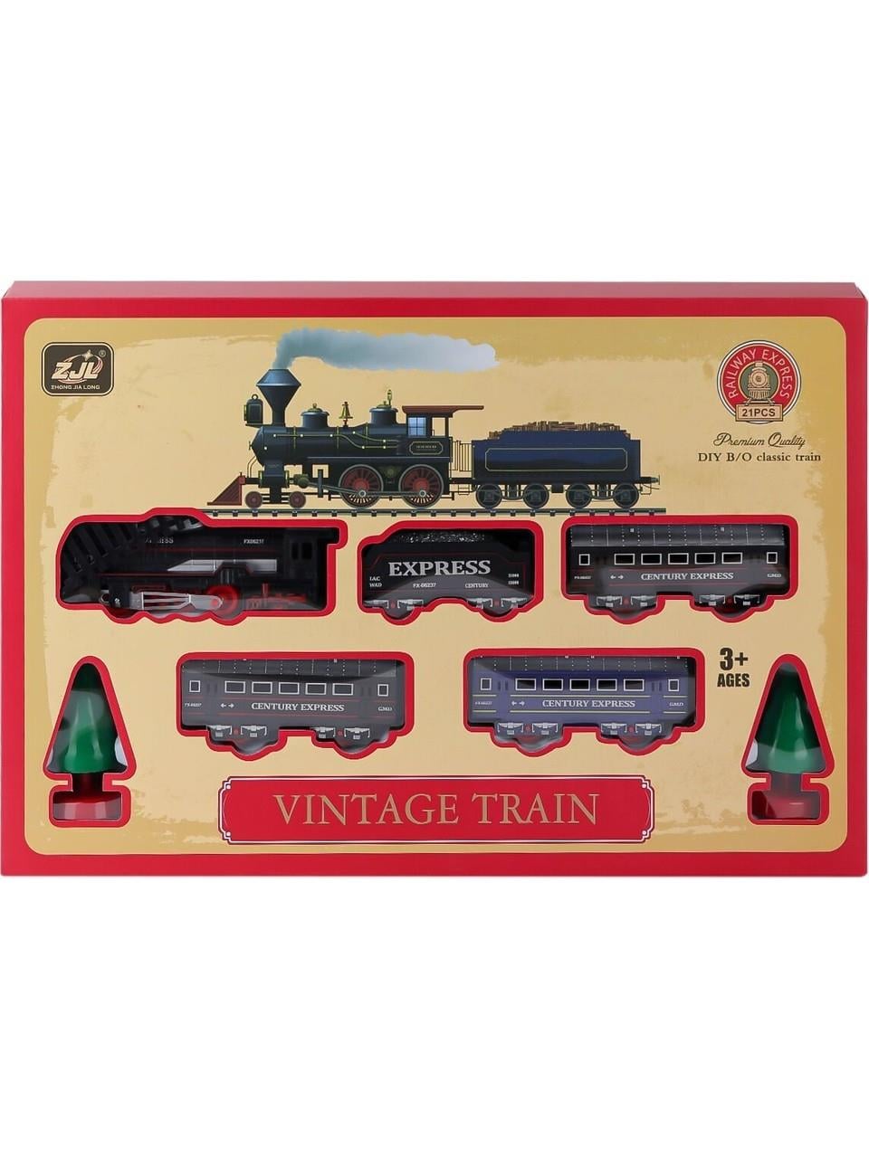 Can Oyuncak 5299-69 Işıklı Oyuncak Tren Seti – 21 Parça