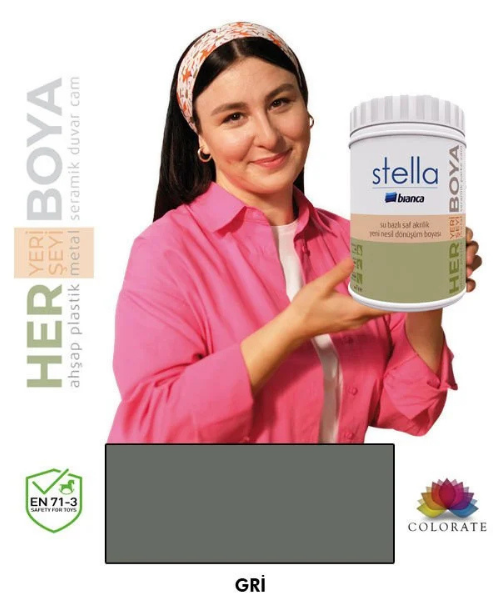 Bianca Stella Su Bazlı Boya Gri