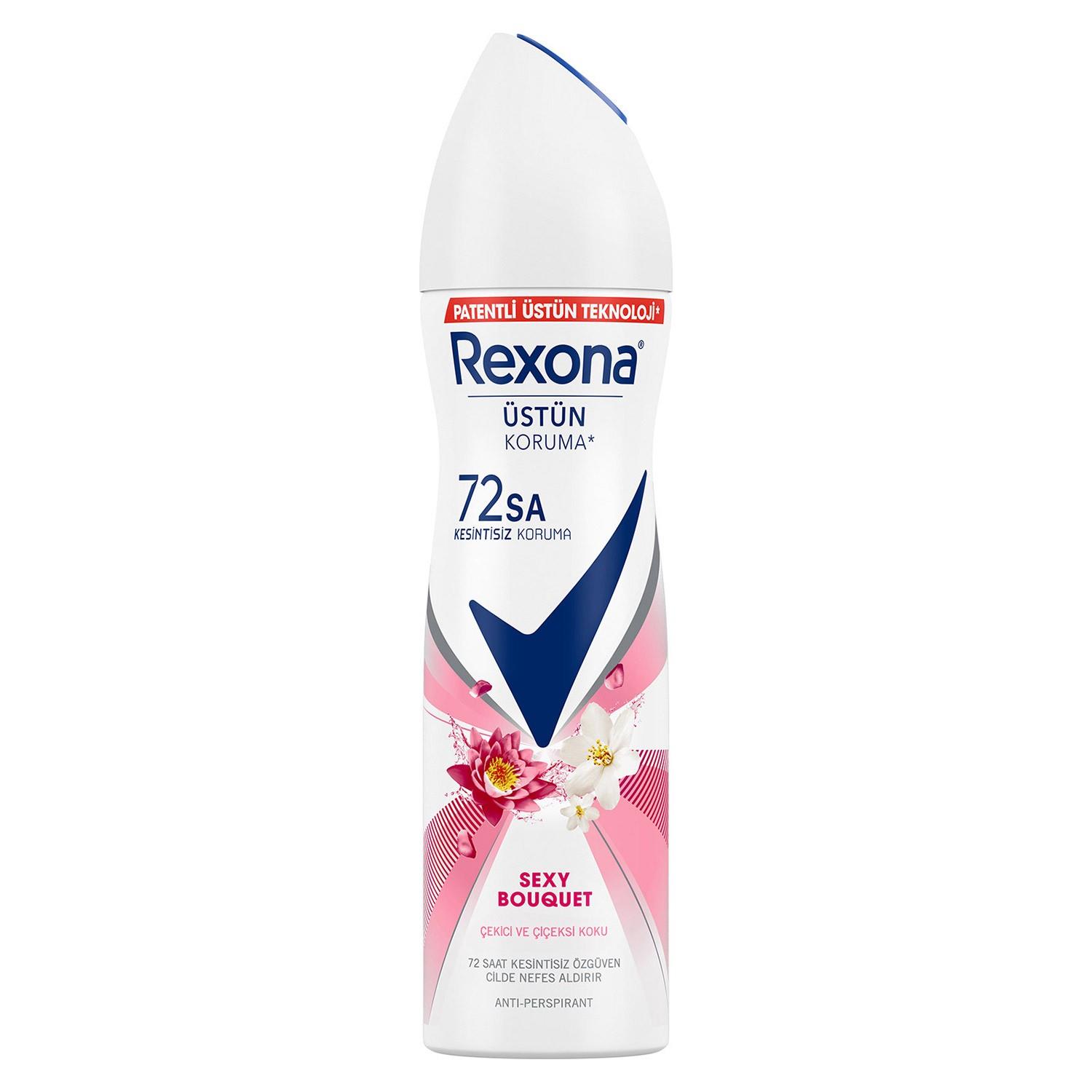 Rexona Kadın Sprey Deodorant Sexy Bouquet 72 Saat Kesintisiz Üstün Koruma 150 ml
