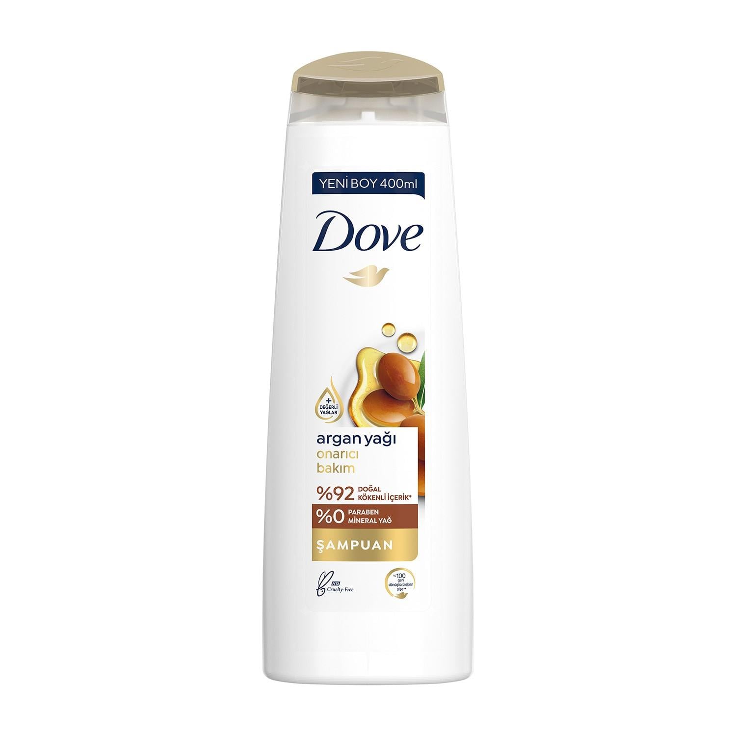 Dove Saç Bakım Şampuanı Argan Yağı Onarıcı Bakım 400 ml