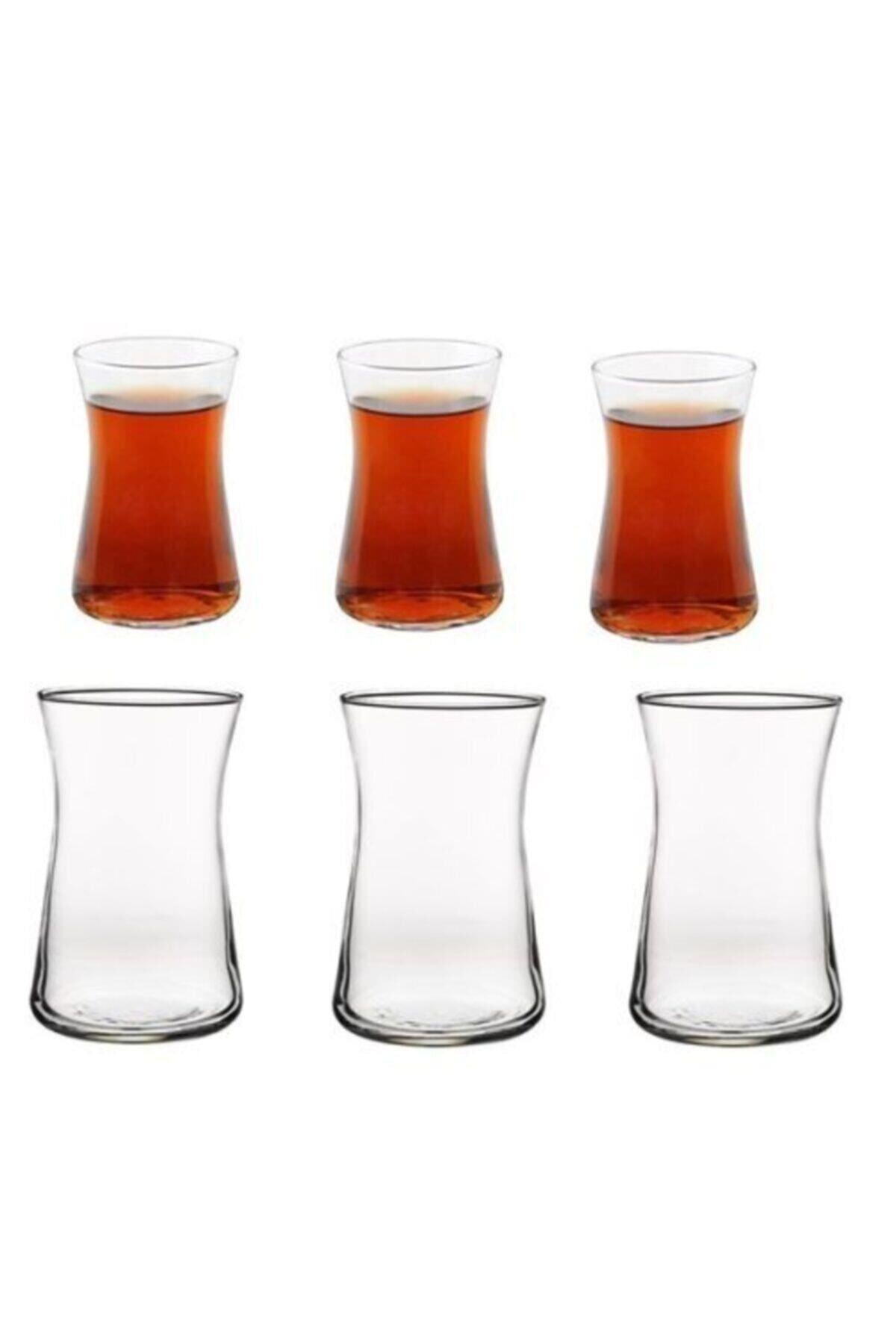 Paşabahçe 6lı Heybeli Çay Bardağı