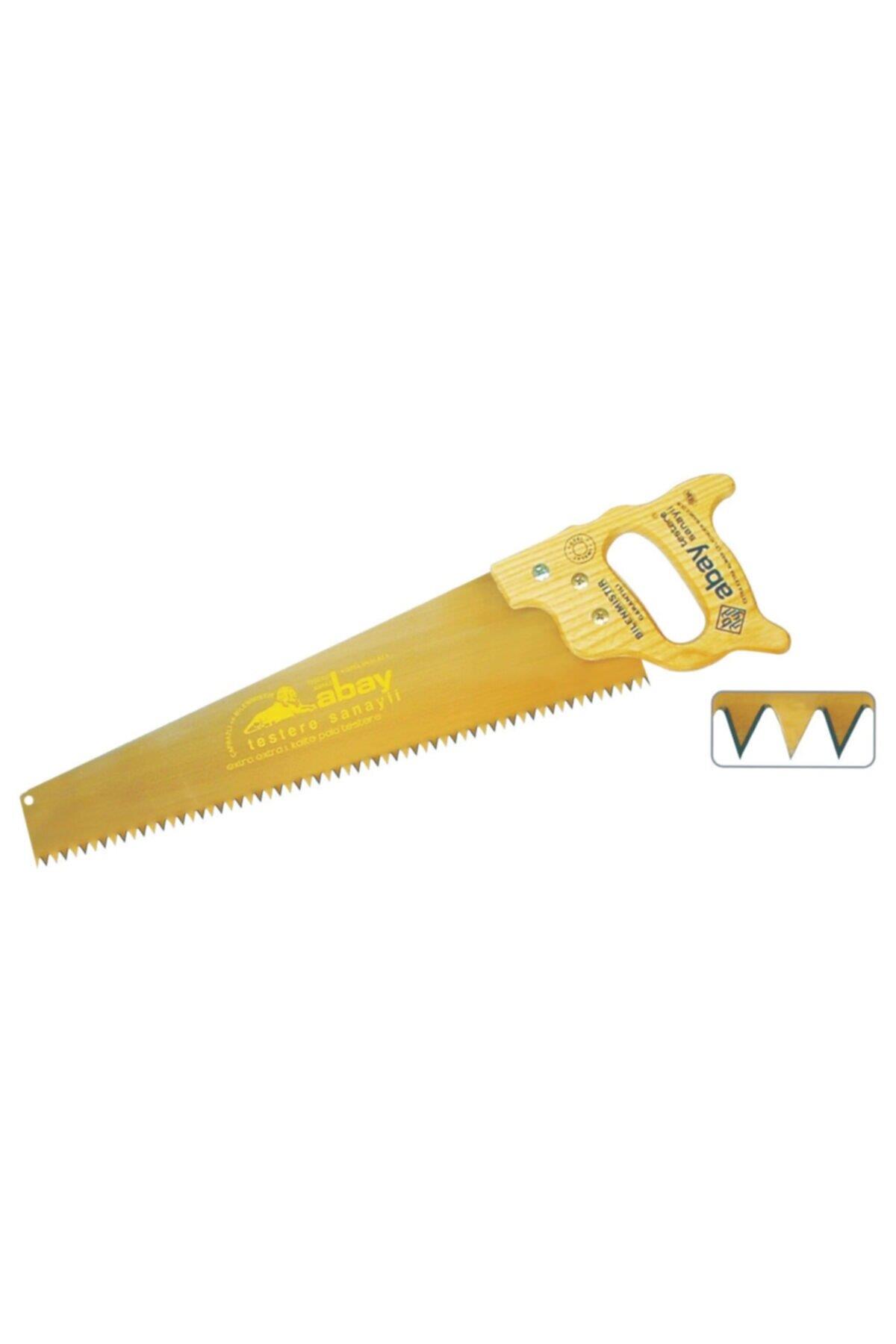 Abay Sarı Çelik Pala Testere 50 cm Ahşap Sap
