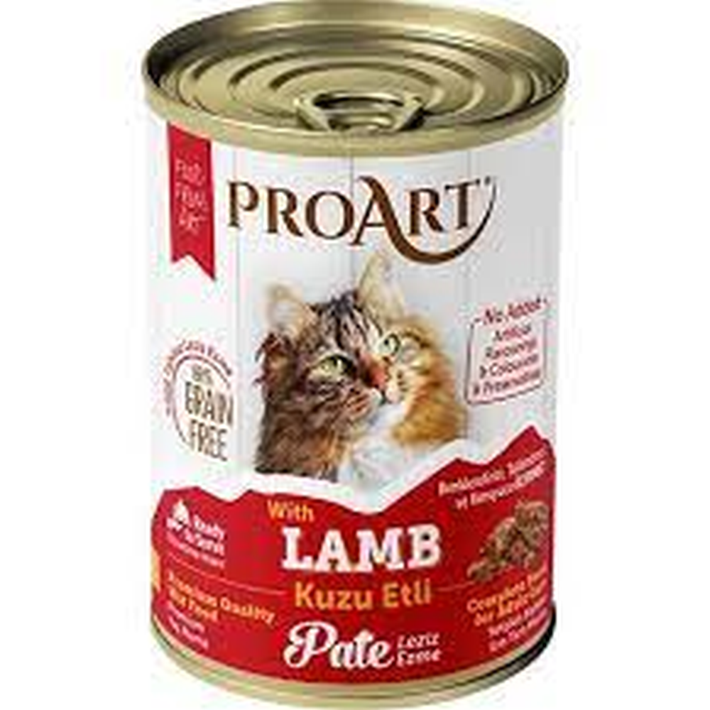 Proart Kuzulu Ezme Yetiş.Kedi Kons.Mama 400gr