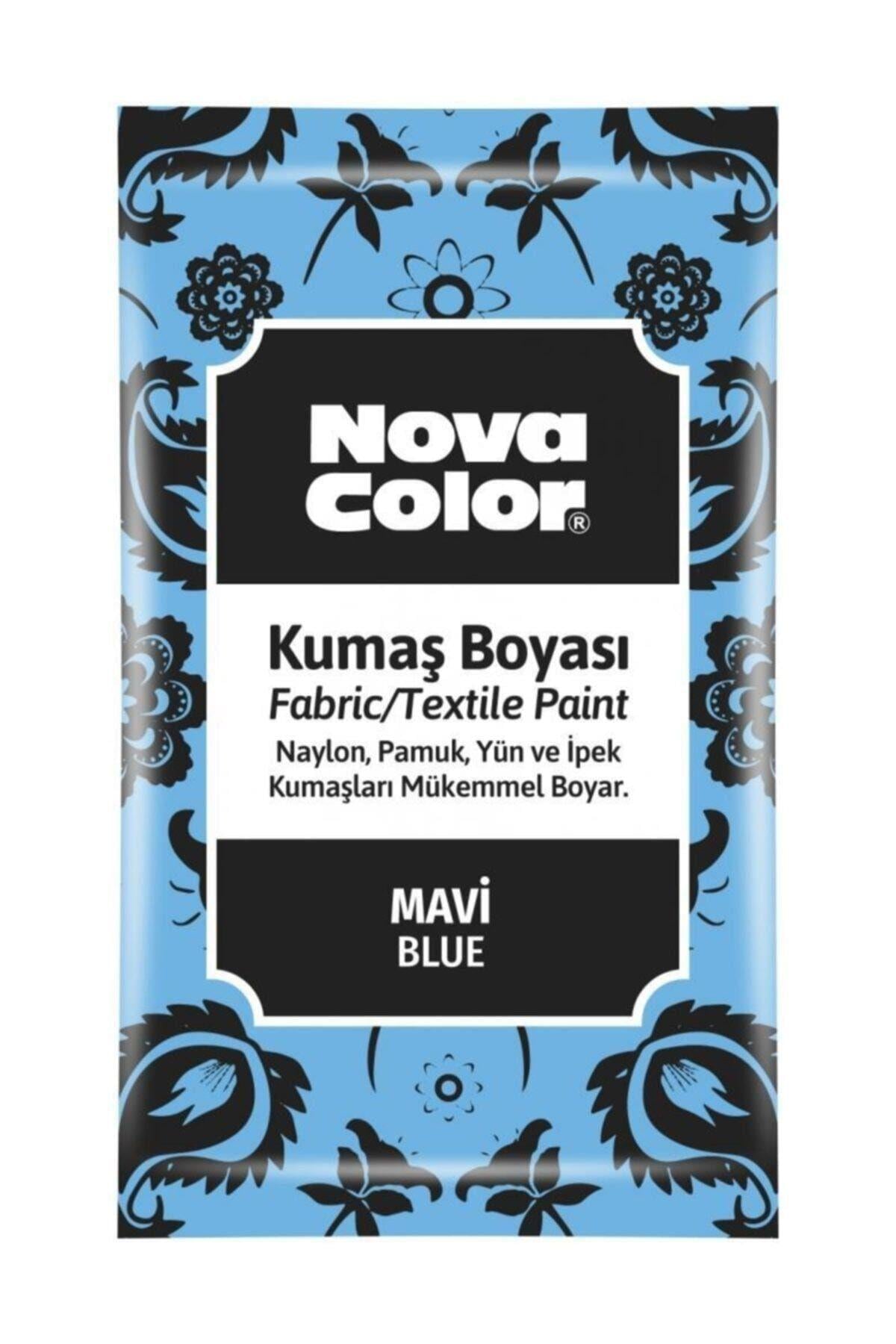 Nova Color Toz Kumaş Boyası Mavi 12 gr