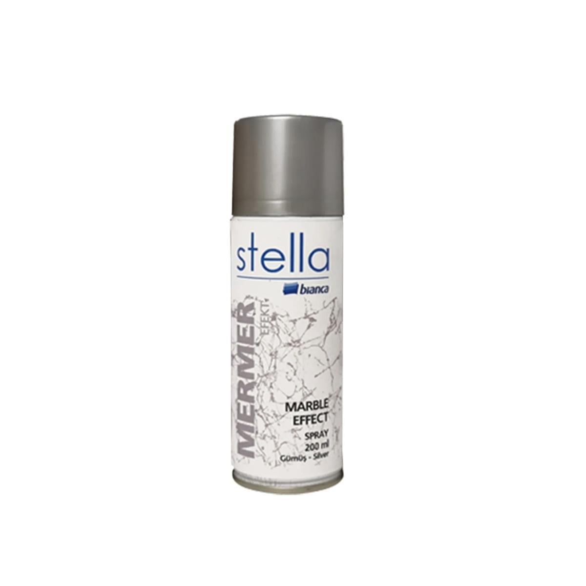 Bianca Stella Sprey Mermer Efekt Gümüş 200 ml
