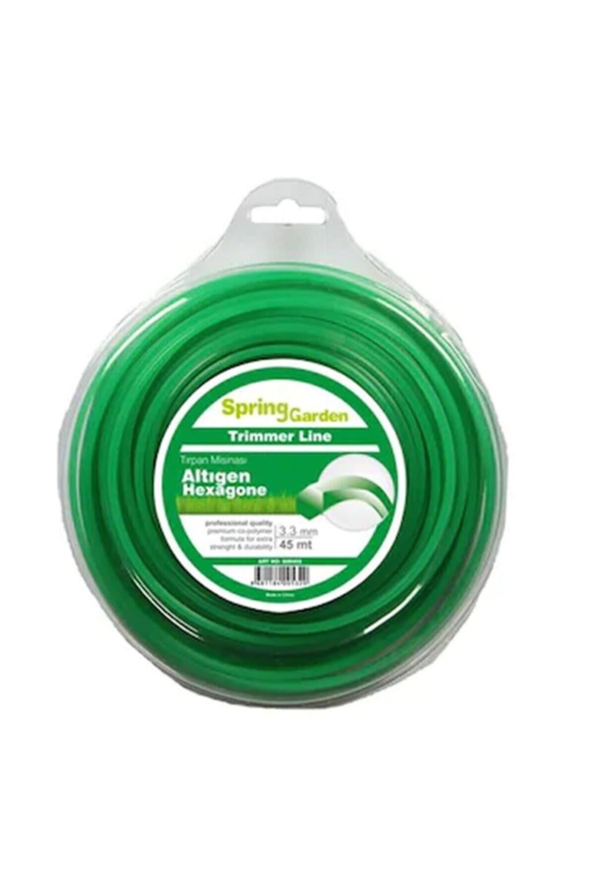 Sprıng Garden Benzinli Tırpan Misina Altıgen 3.3 Mm X 45 Metre