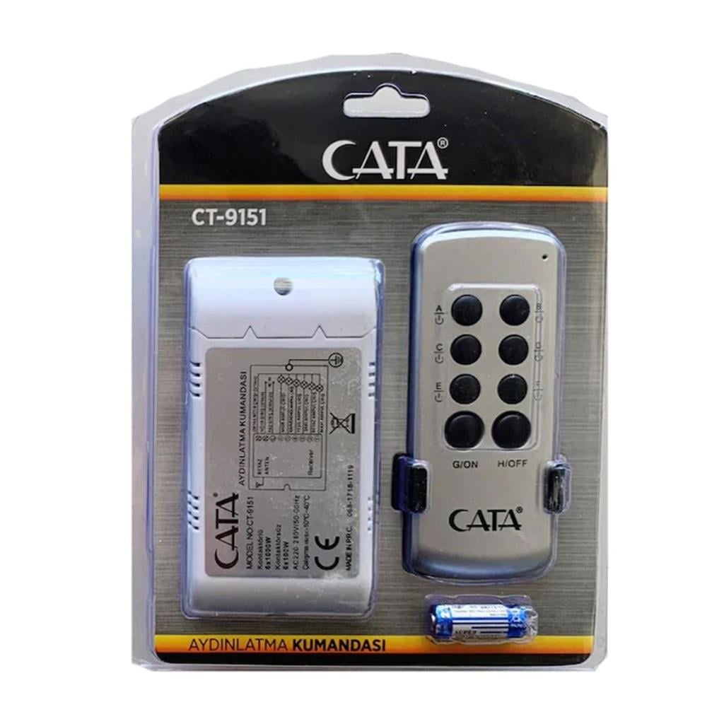 Cata 6 Lı Kanal Avize Kumandası 6x1000 W CT-9151