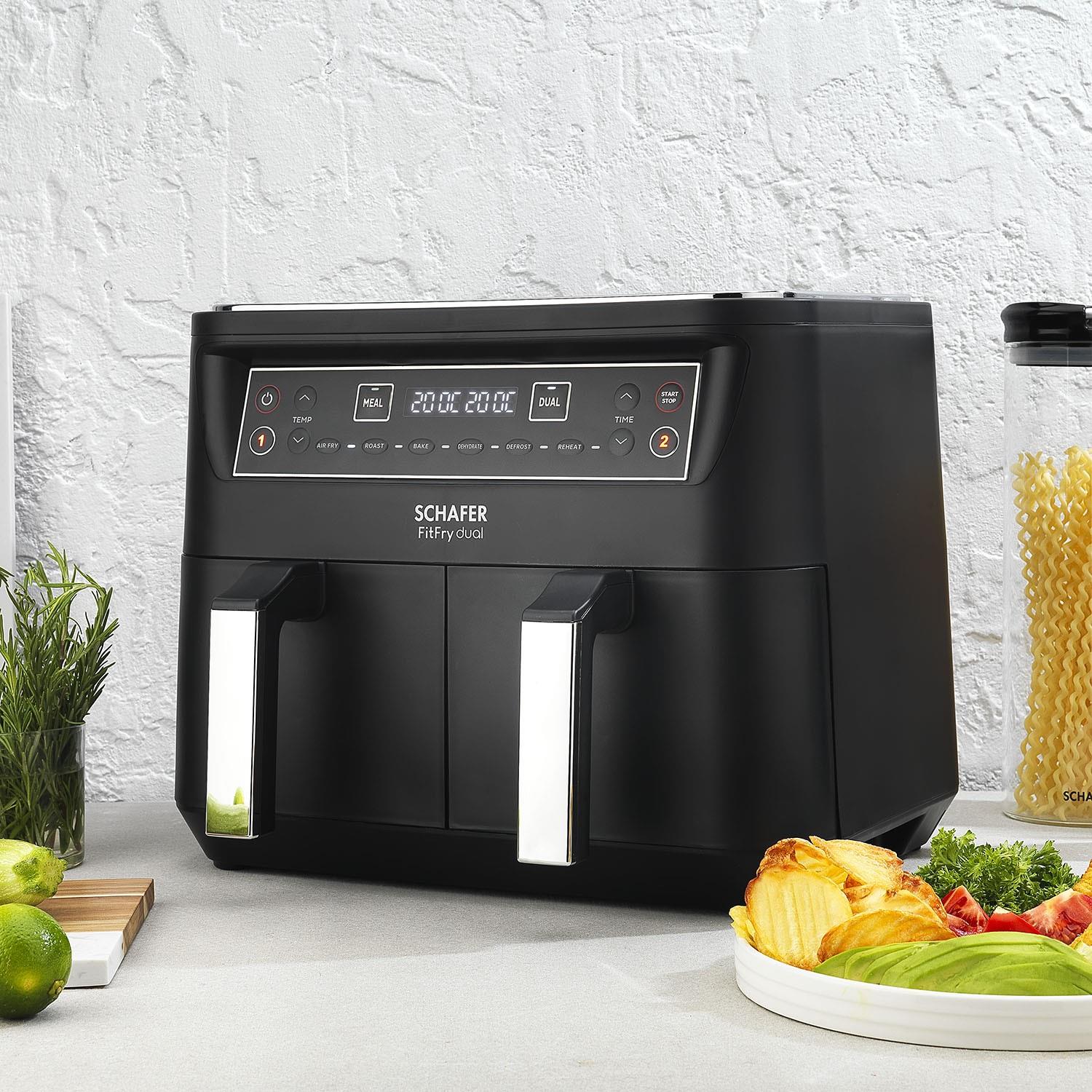 Schafer Dual Dijital Airfryer/Sıcak Hava Fritözü