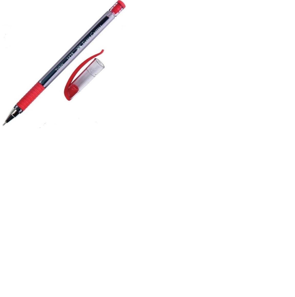 Faber Castell 1425 İğne Uç Tükenmez  Kırmızı  ADEL