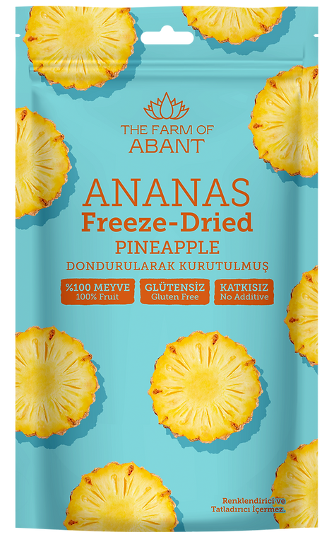 The Farm Of Abant Dondurularak Kurutulmuş Ananas 15 gr
