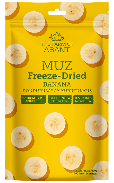 The Farm Of Abant Dondurularak Kurutulmuş Muz 20 gr