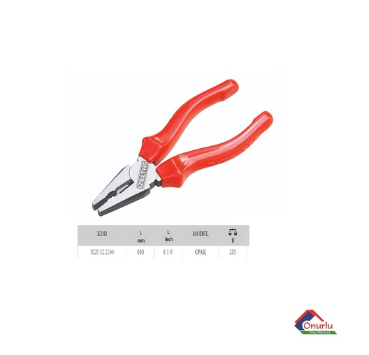 İzeltaş Kombine Pense 160mm Opak - 3020122160