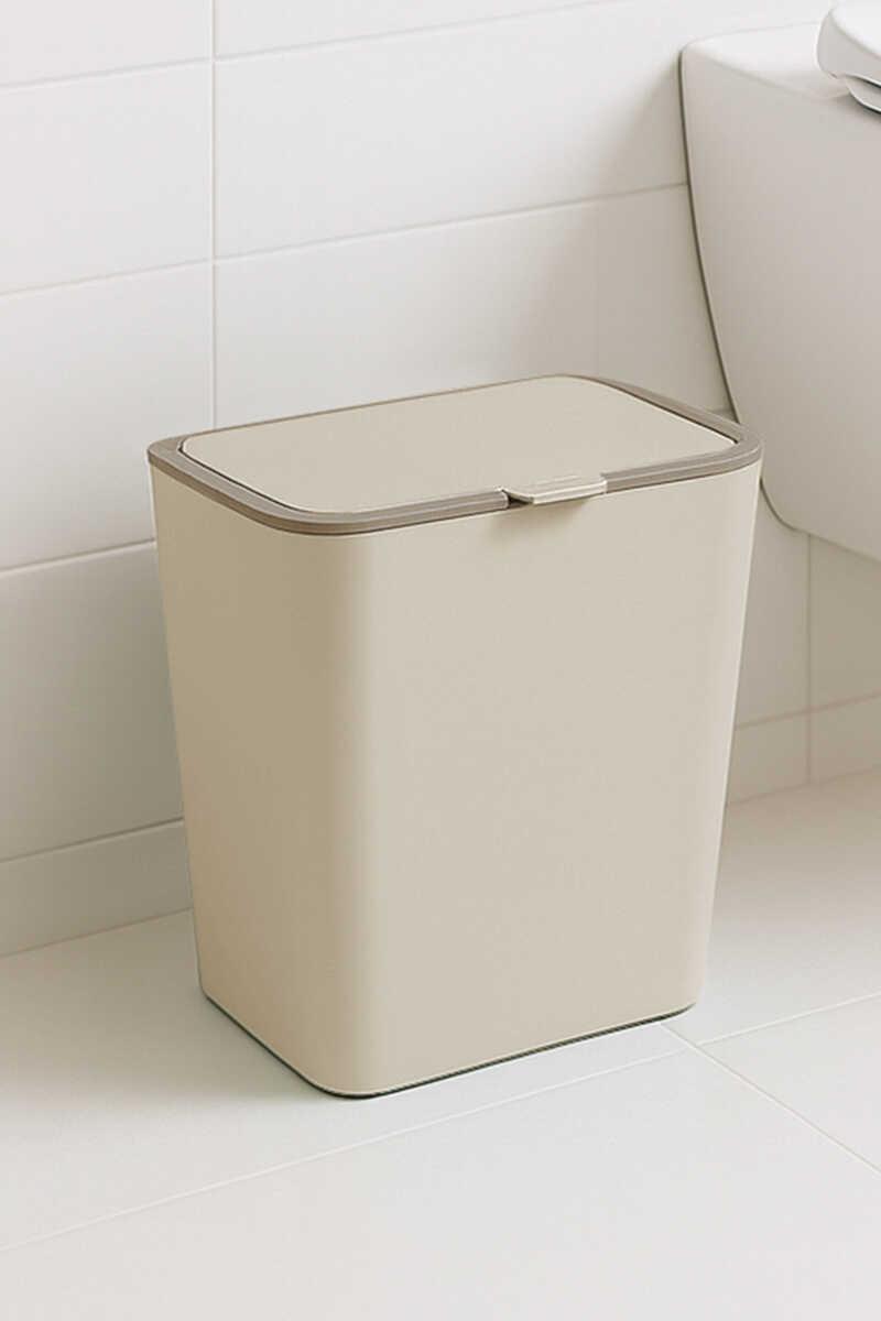 Prima Nova Flip Çöp Kovası - Bej