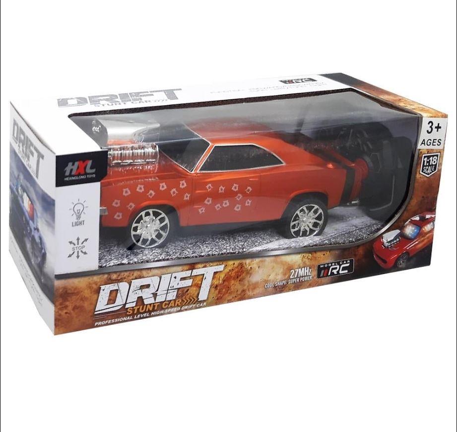 Oyuncak Uzaktan Kumandalı Şarjlı Klasik Araba Metalik Turuncu