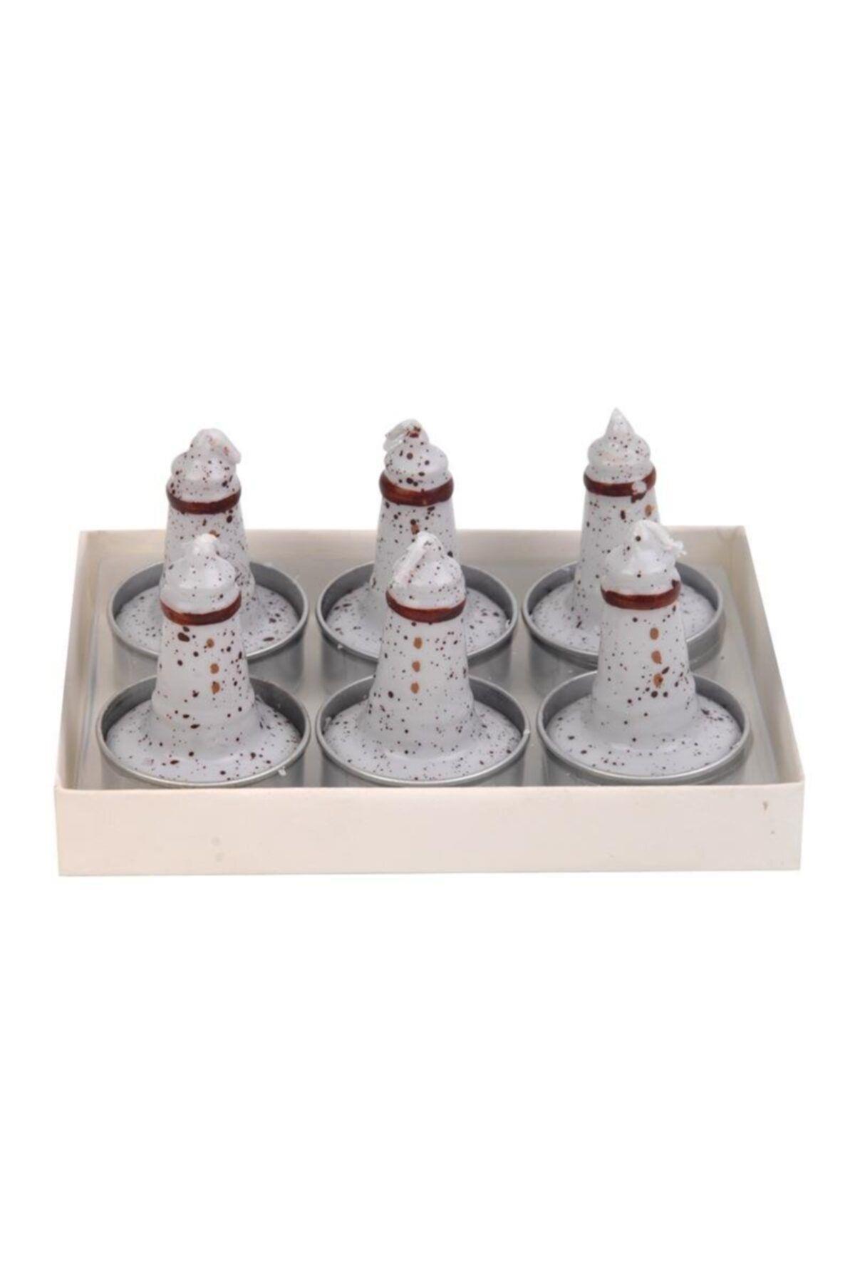 SETABIANCA Setabıanca Fun Candle Tealıght Deniz Feneri 6lı