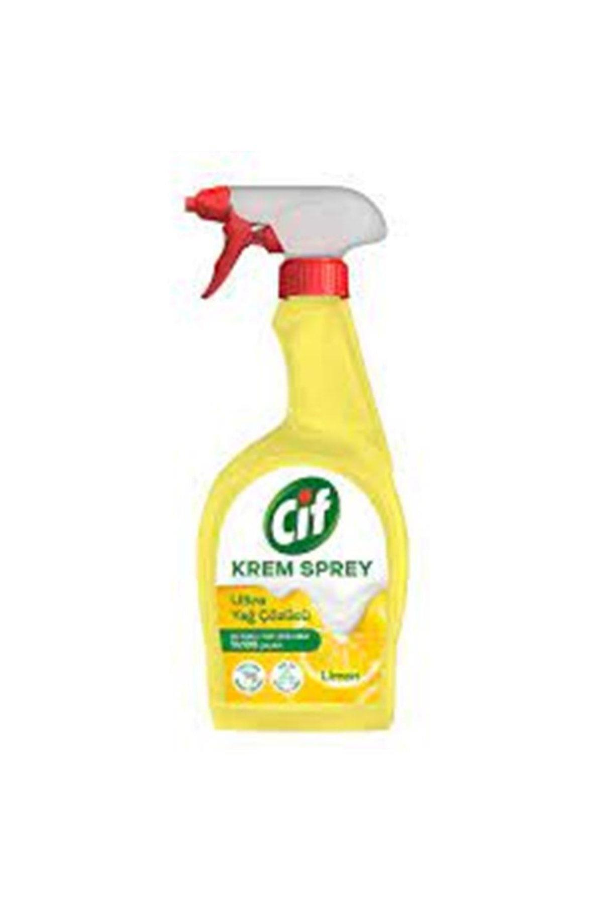 Cif Krem Sprey Ultra Yağ Çözücü Limon 750 Ml