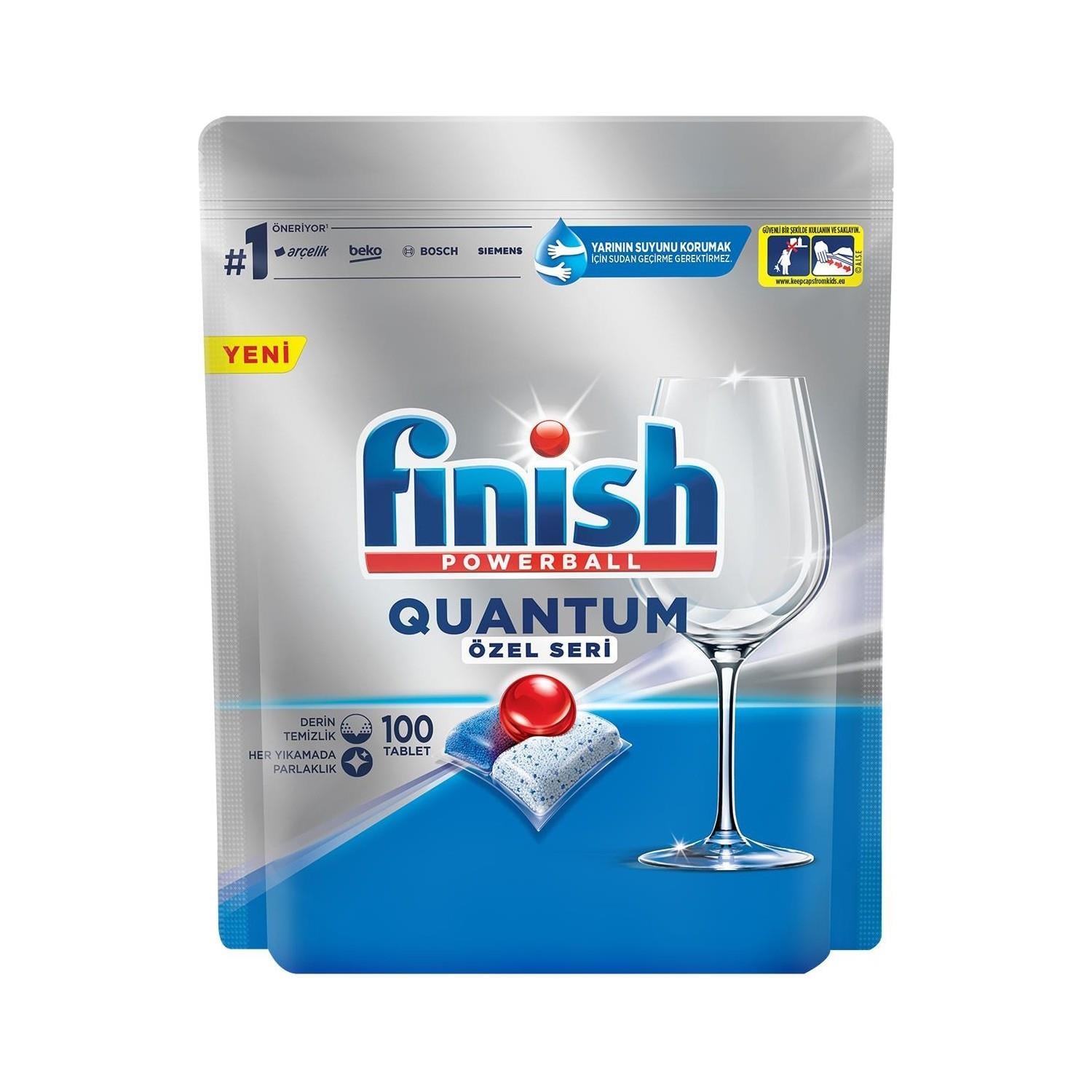 Finish Quantum Özel Seri 100 Kapsül Bulaşık Makinesi Deterjanı Tableti