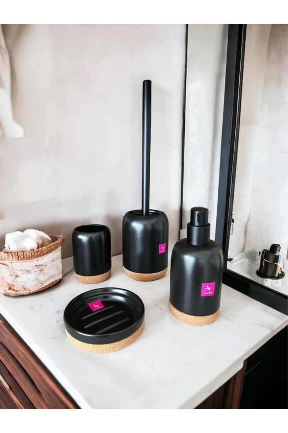 Primanova Cartrı Siyah Diş Fırçalık EV D-20962