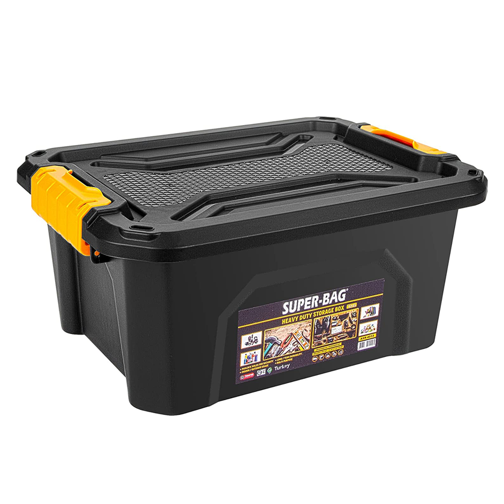 Süper Bag Geniş Hacimli Kilitli Saklama Kutusu 20 lt Asr-4035