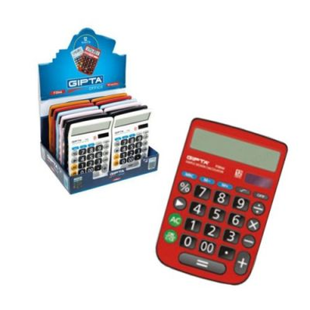 Gıpta F3046 Masa Tipi 12 Haneli Hesap Makinesi