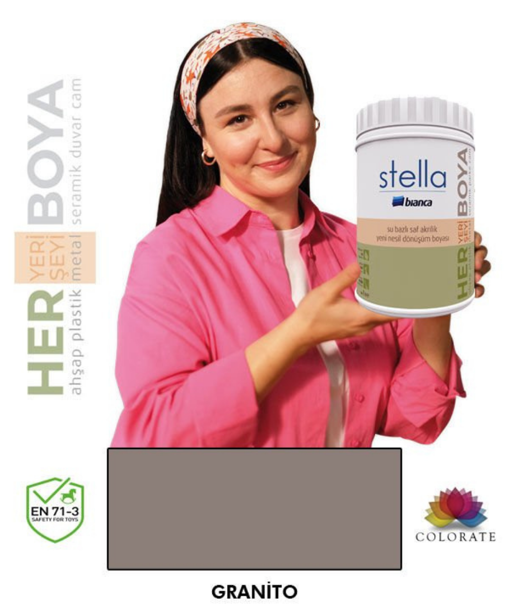 Bianca Stella Su Bazlı Boya Granito