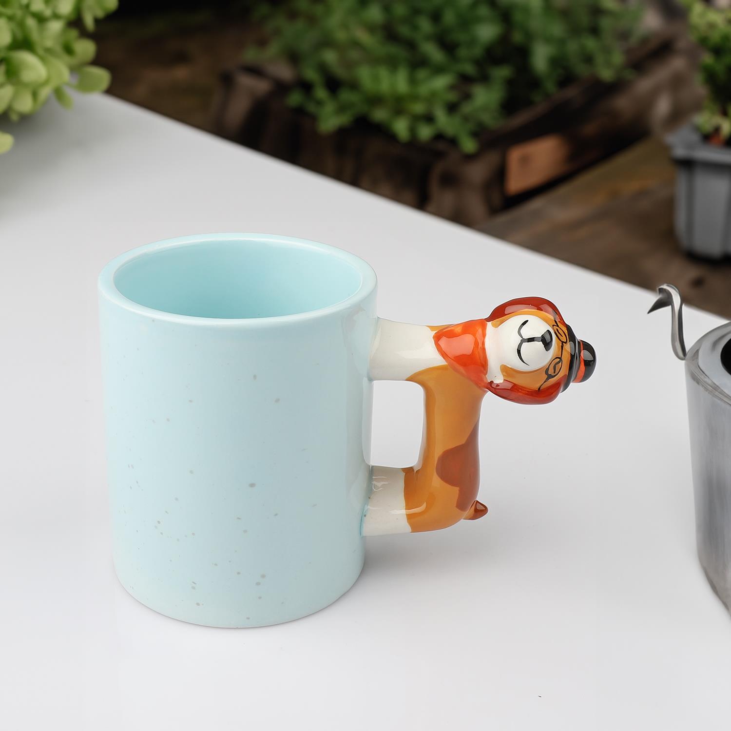 Kosova Köpek Figürlü Seramik Kupa 445 ml