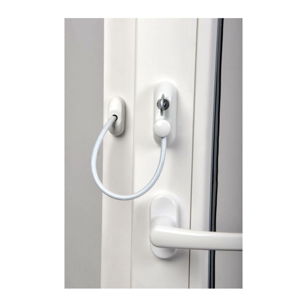 Anahtarlı Halatlı Pvc Kapı Pencere Emniyet Kilidi 32339