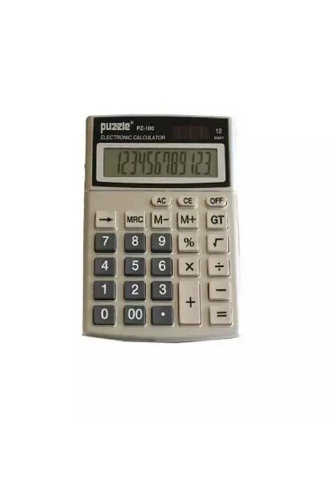 Puzzle Elektronik Hesap Makinesi PZ-100S