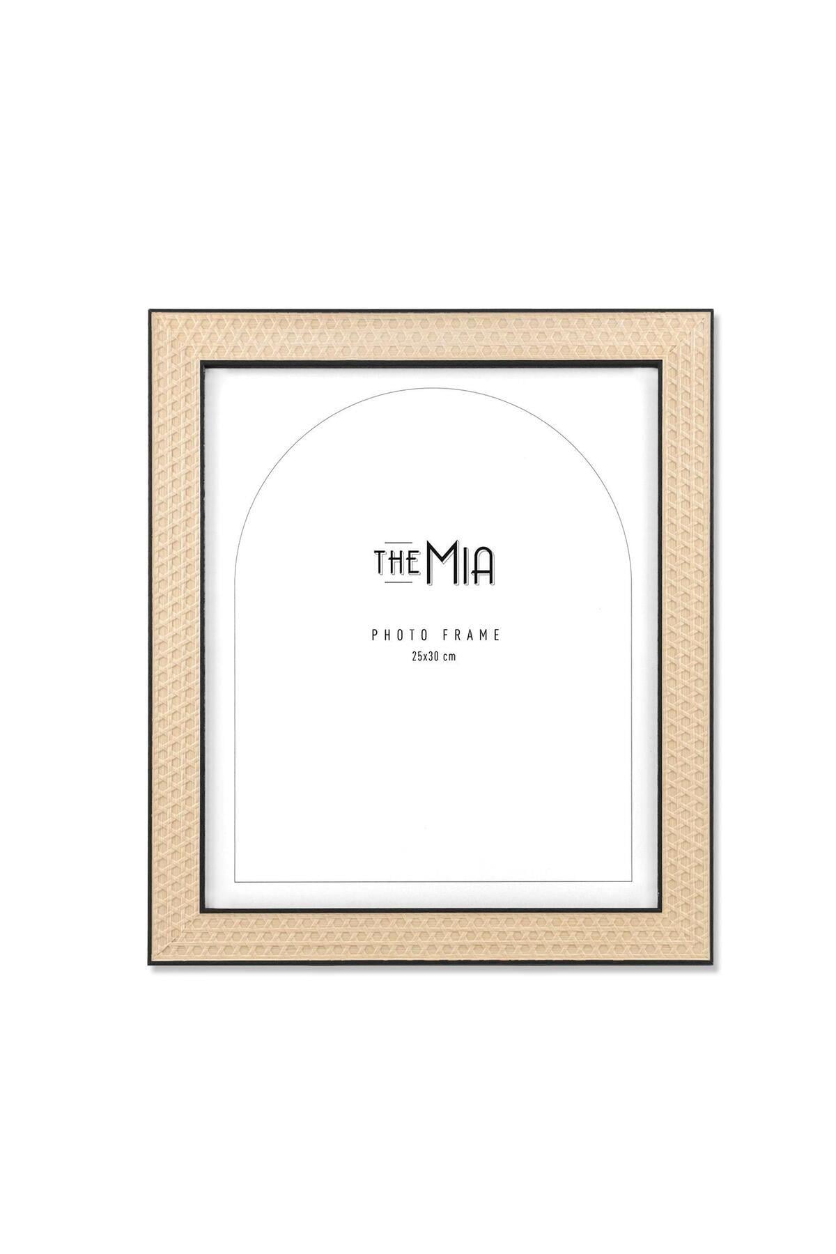 The Mia Rotan Fotoğraf Çerçevesi Siyah 30x25 cm