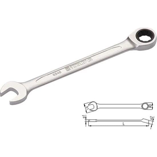 İzeltaş Cırcır Kombine Anahtar 12 Mm