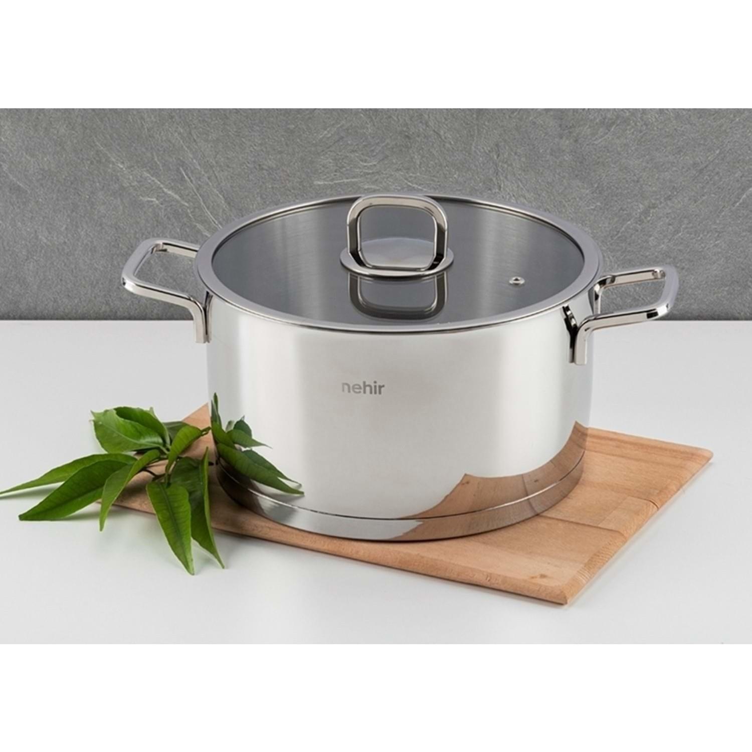 Nehir Silver Trend 18 cm Çelik Tencere