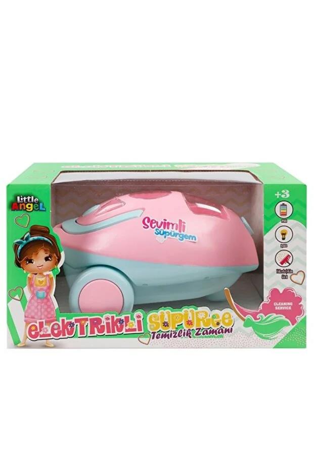 Sevimli Süpürgem Pilli Elektrik Süpürgesi Oyd-02602-Pembe