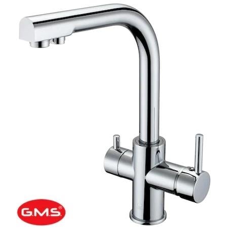 Gms BK233 Mozaik Arıtma Çıkışlı Batarya Armatür 5 Yıl Garanti