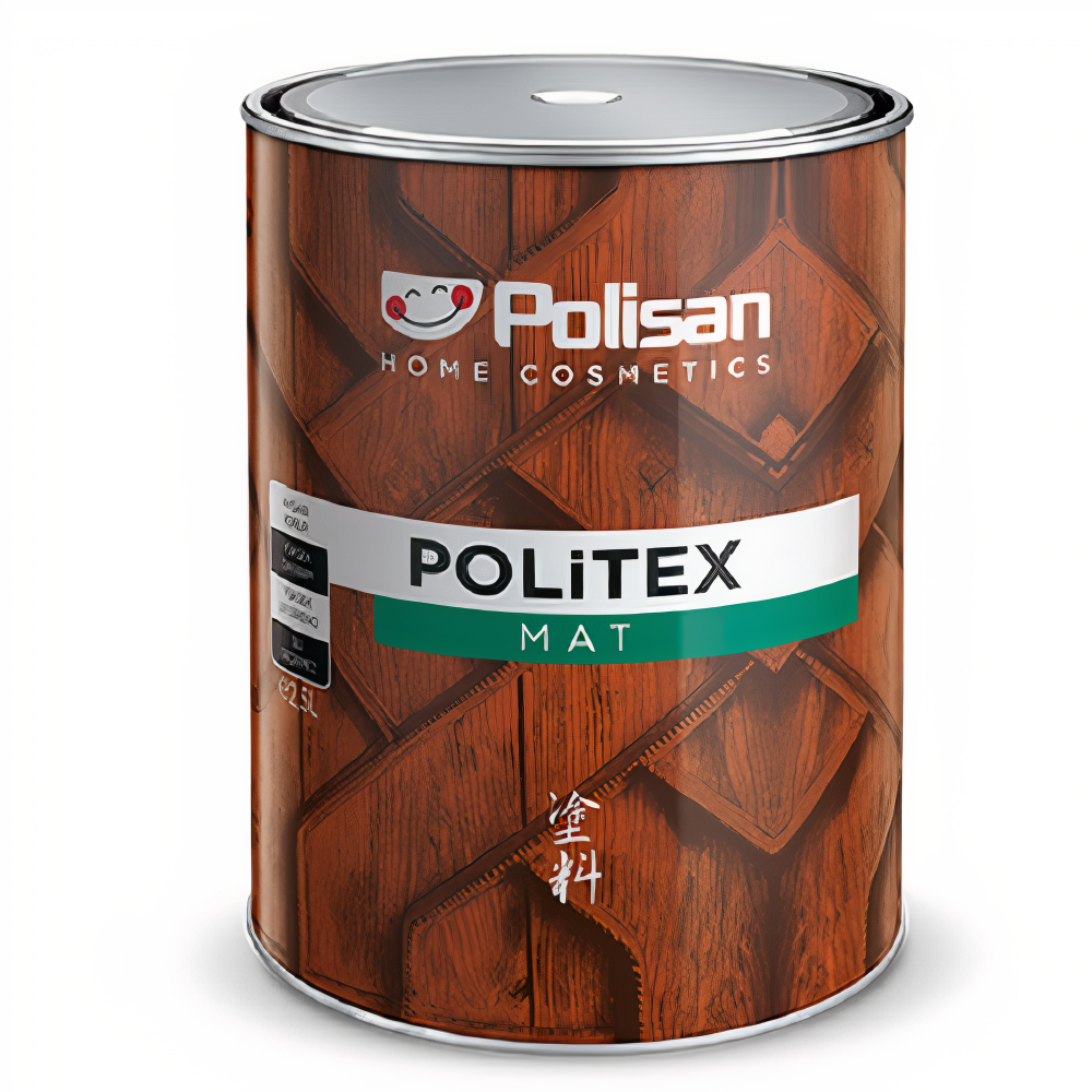 Polisan Politex Mat Vernikli Ahşap Koruyucu 0,75lt Mat Kiraz