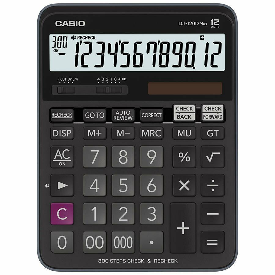 Casio Hesap Makinesi Masaüstü Dj-120D Plus 12 Hane