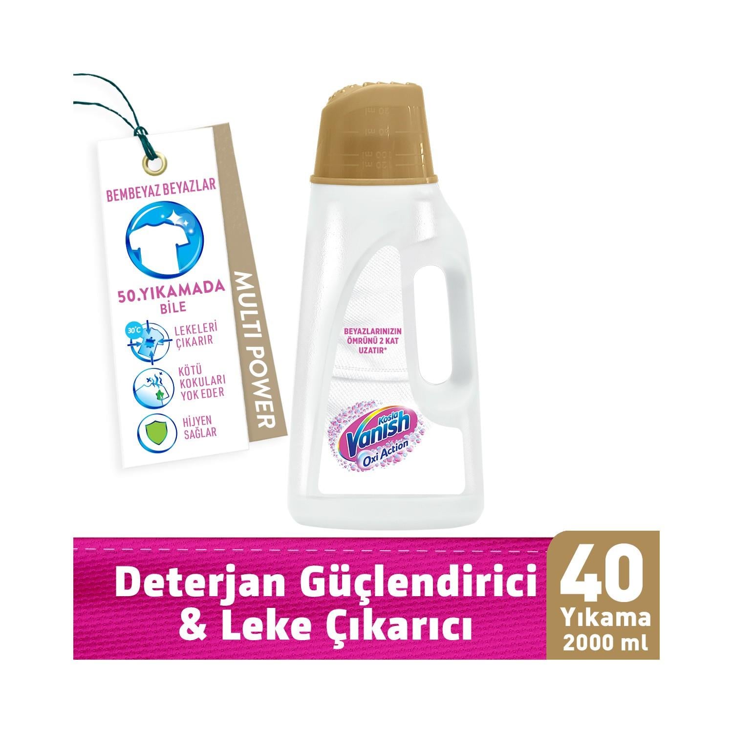 Vanish Kosla Leke Çıkarıcı Gold Sıvı Beyazlar İçin 2000 ml