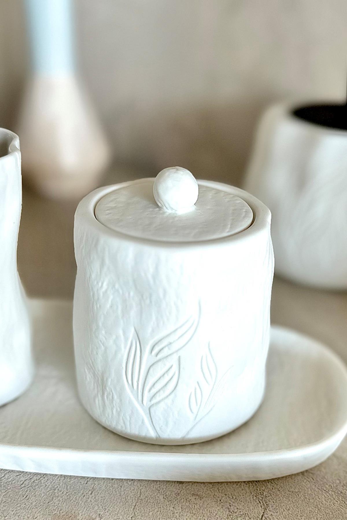 Prima Nova Yonna Pamuk Kutusu - Beyaz