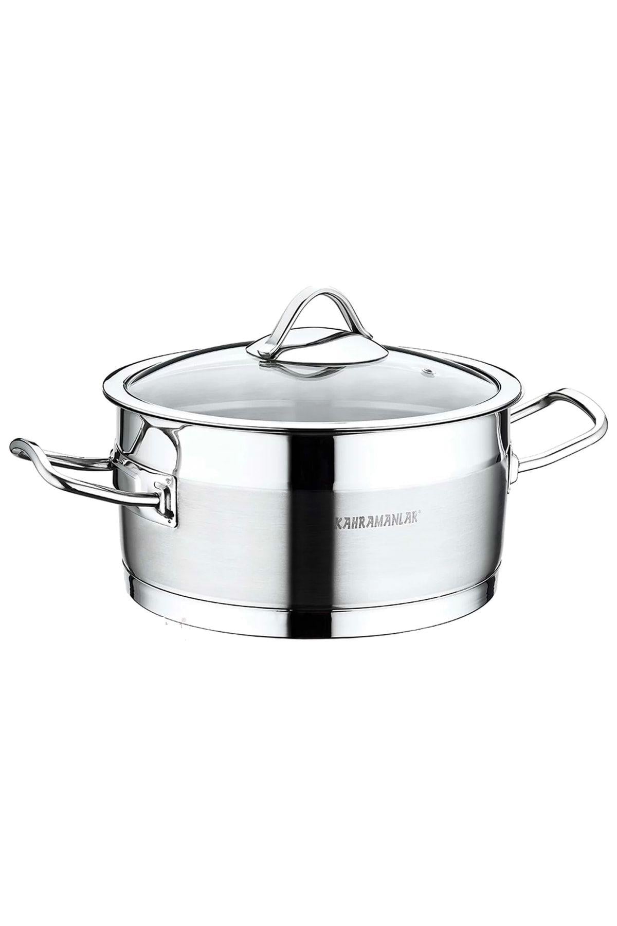 Kahramanlar Sırma 24 cm Çelik Derin Tencere