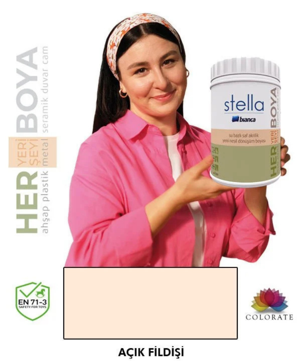 Bianca Stella Su Bazlı Boya Açık Fildişi