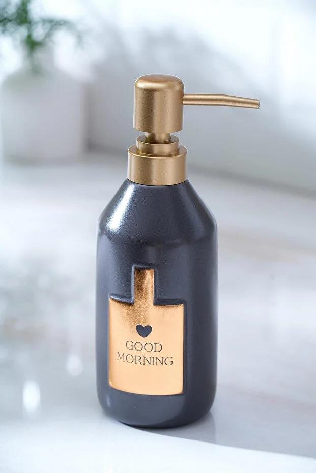 Acar 7012 Jardin Seramik Sıvı Sabunluk Antrasit