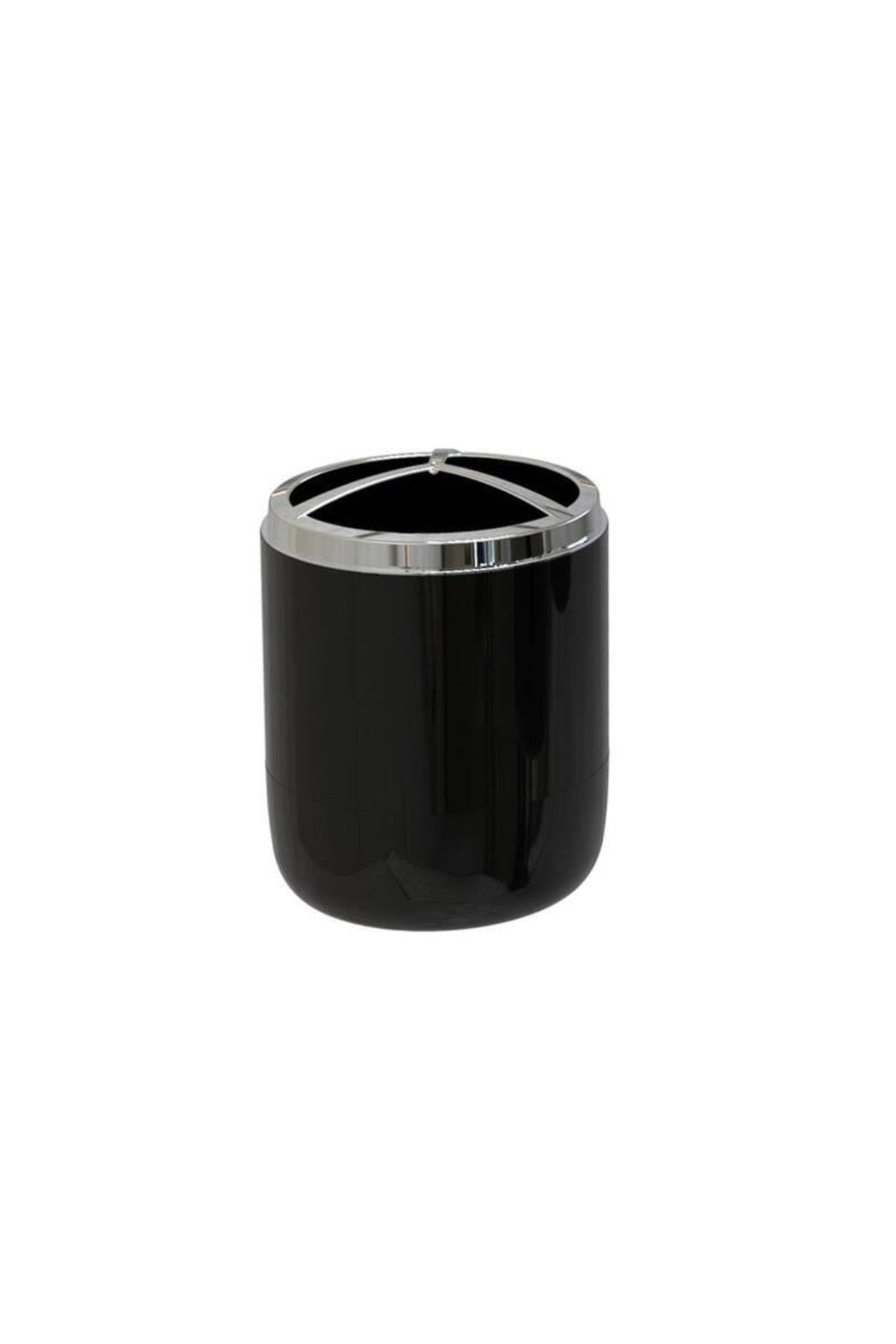 Primanova Lima Xl Krom Dekorlu Diş Fırçalık Siyah