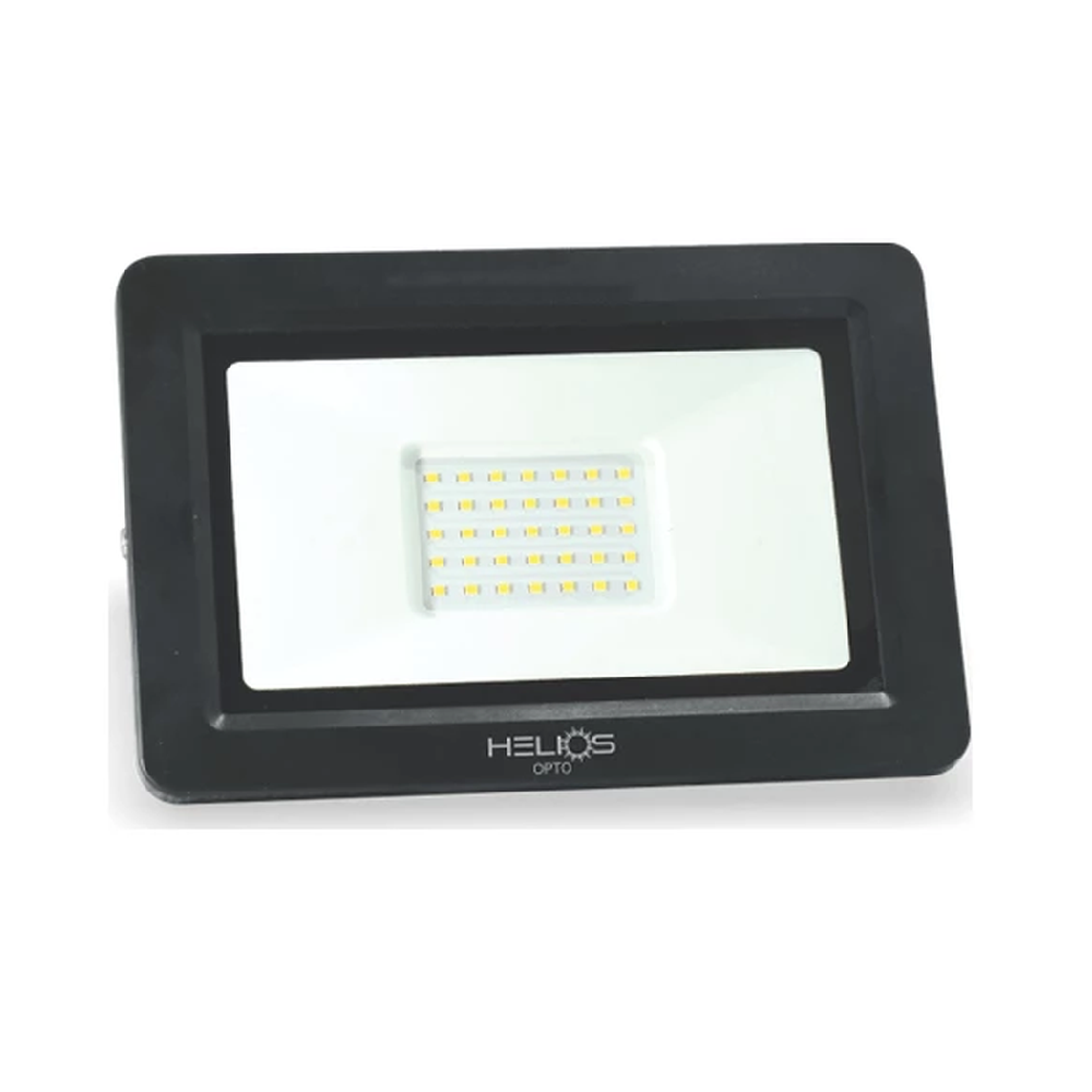 Helios Opto 30 Watt Led Projektör, 6500k Beyaz Işık, Ip65 Nemliyer Kullanımına Uygun