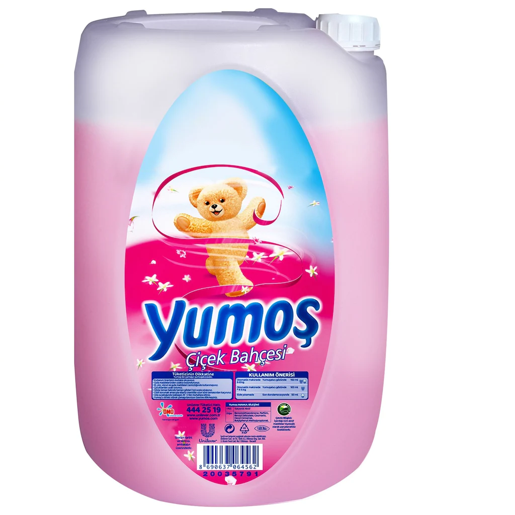 Yumoş Çamaşır Yumuşatıcısı Çiçek Bahçesi 5 Lt