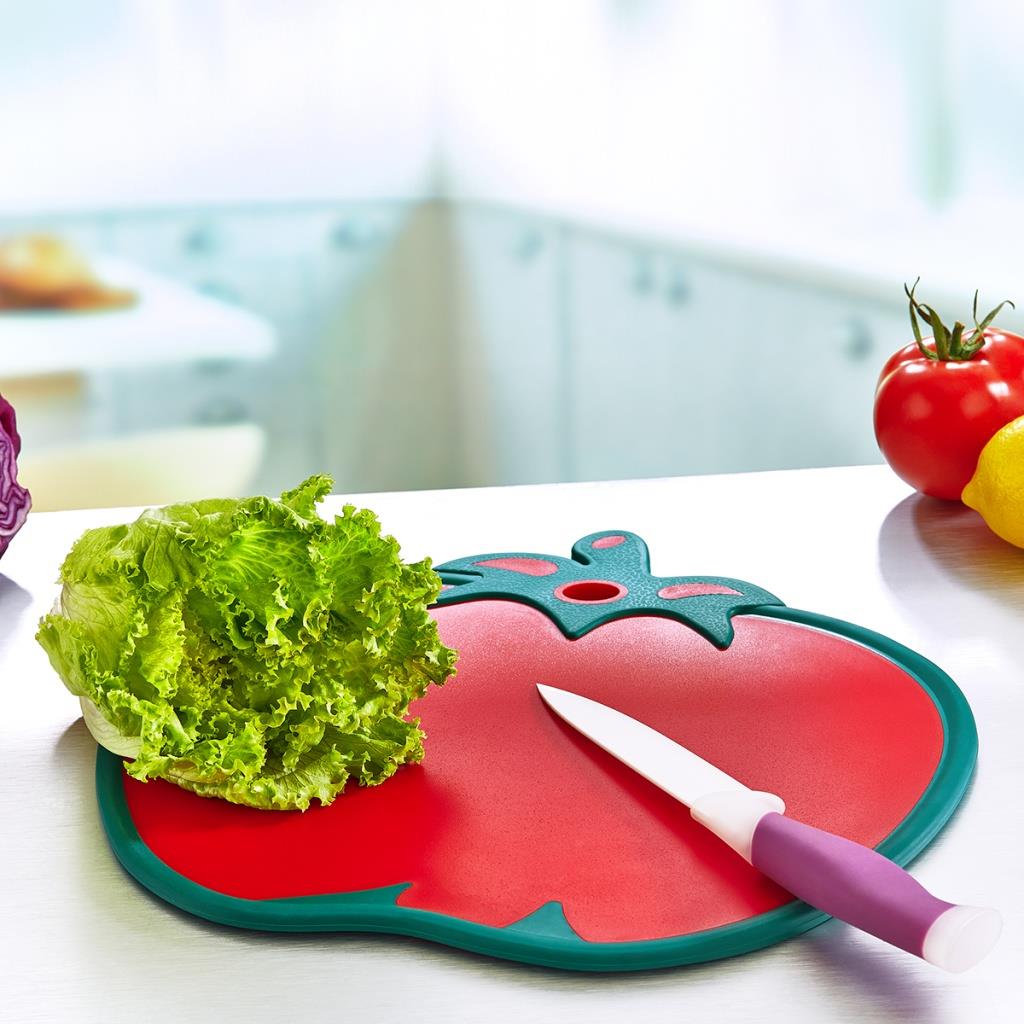 Kaydırmaz Domates Kesim Panosu, Plastik Kesme Tahtası DC700