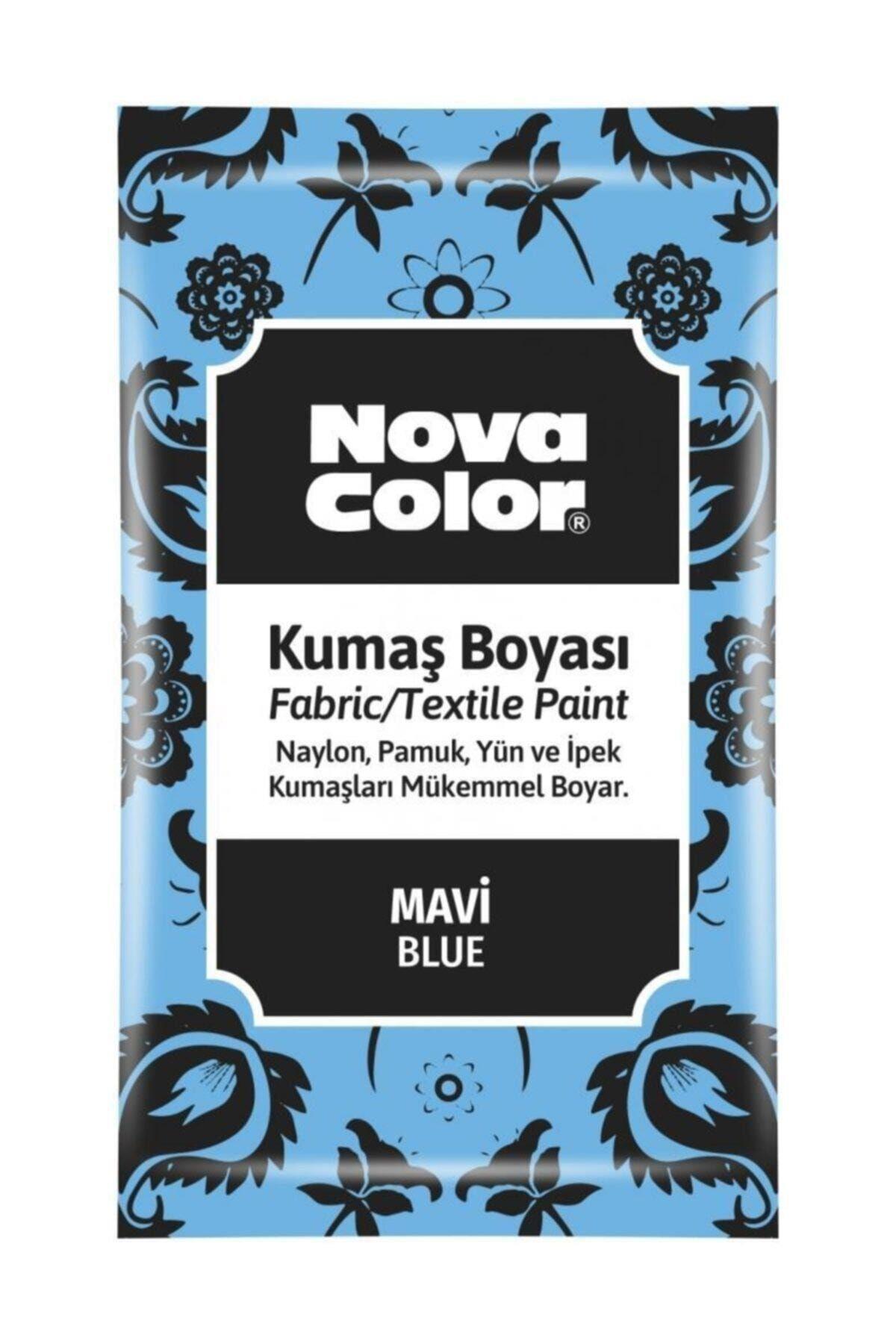 Nova Color Toz Kumaş Boyası Mavi 12 gr