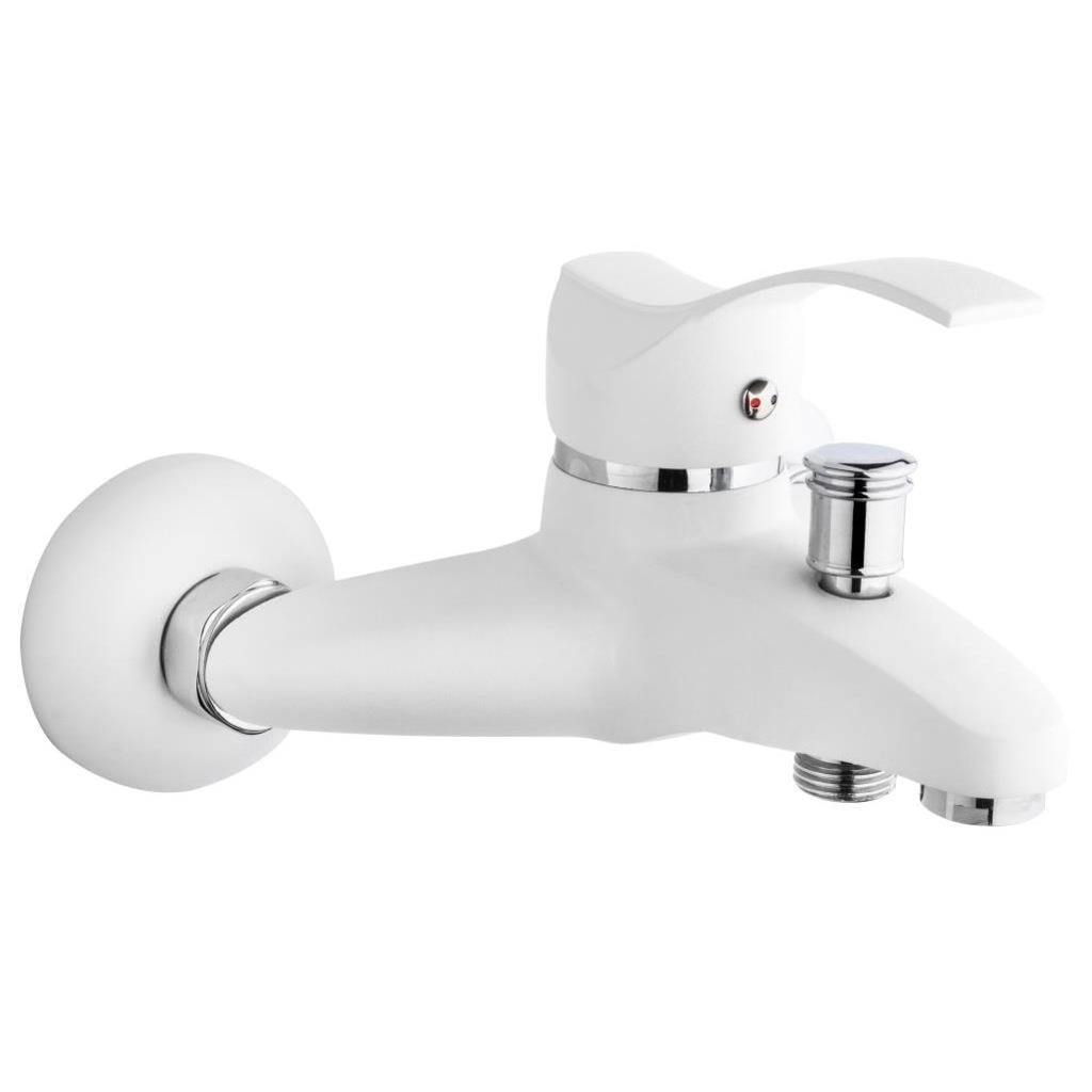 Gms Akdeniz Beyaz Krom Banyo Duş Bataryası AKD403-K
