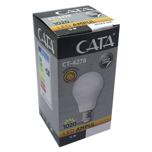 Ct-4278 Cata 12w Dimlenebilir Led Ampul Beyaz Işık