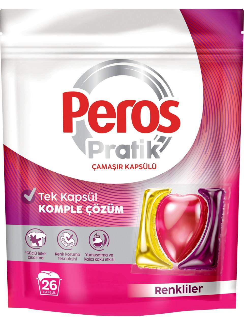 Peros Pratik Renkliler 26'lı Çamaşır Kapsülü